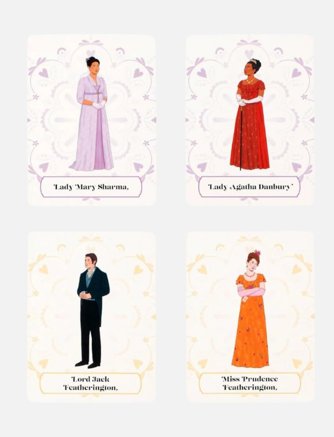 משחק זיכרון Bridgerton Matchmaking