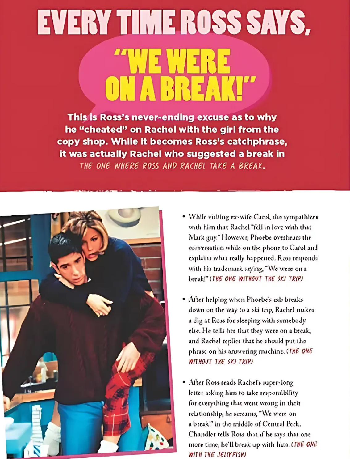 Friends: ספר הרשימות הרשמי