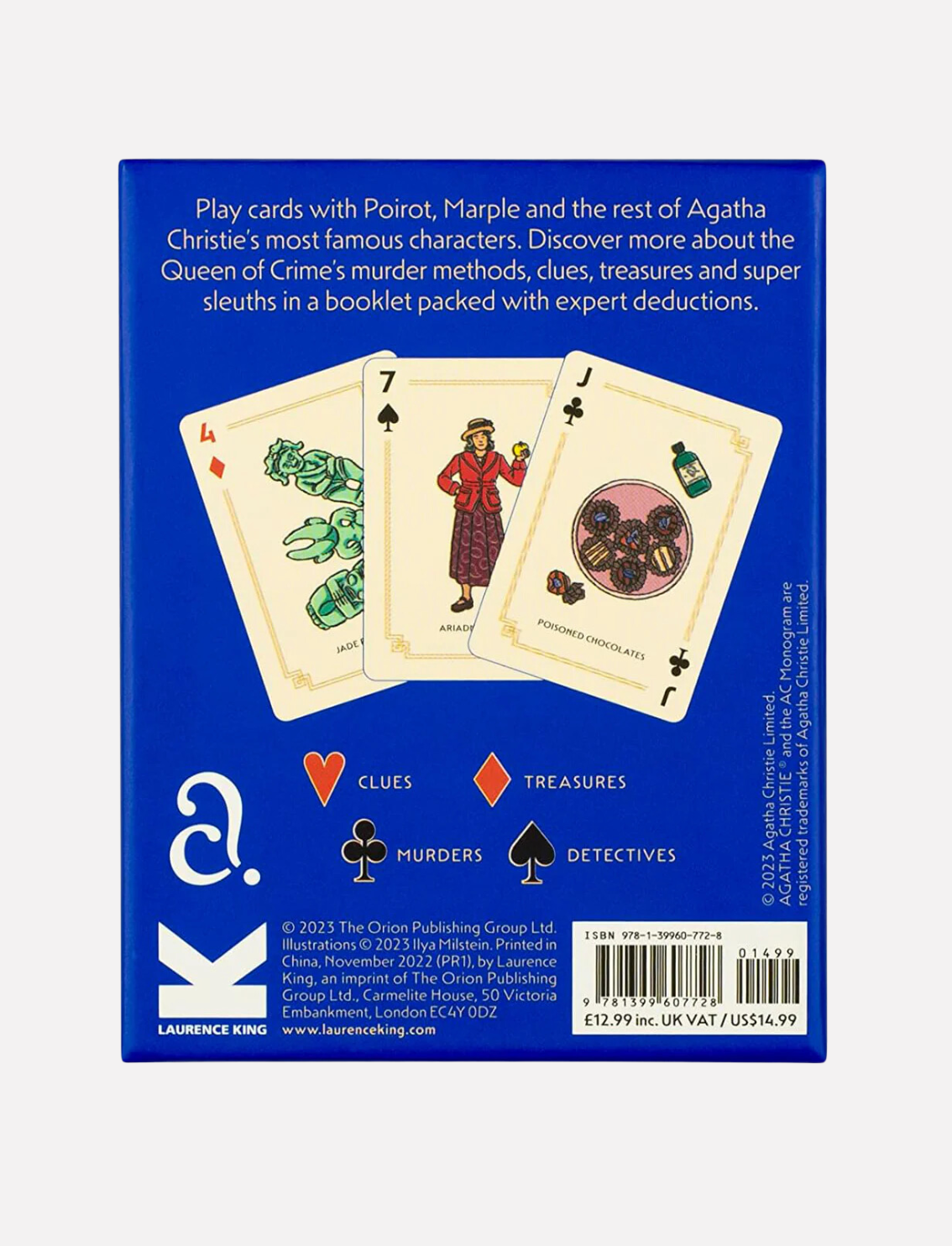 קלפי משחק Agatha Christie