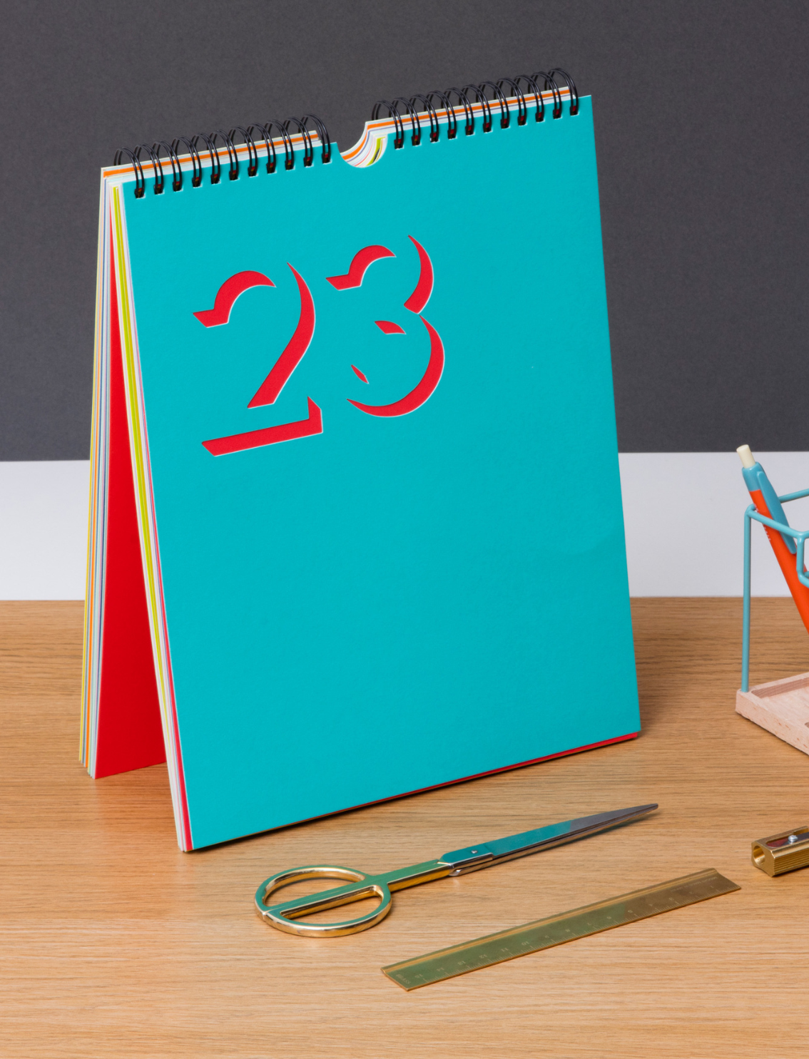 לוח שנה Flip Multicolor