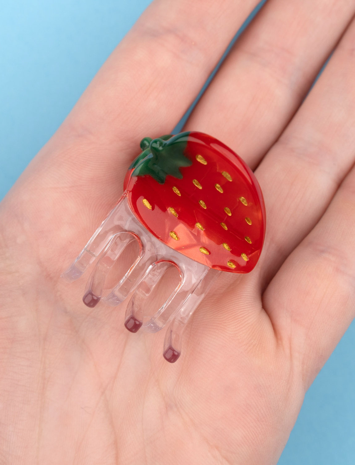 מיני קליפס לשיער Strawberry