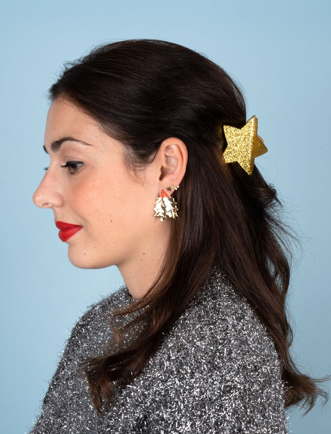 קליפס לשיער Gold Star