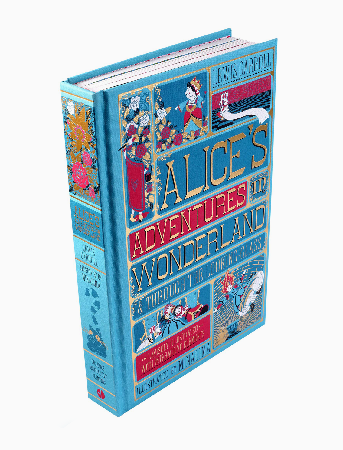 חוויות אליס בארץ הפלאות: מאויר עם אלמנטים אינטראקטיביים