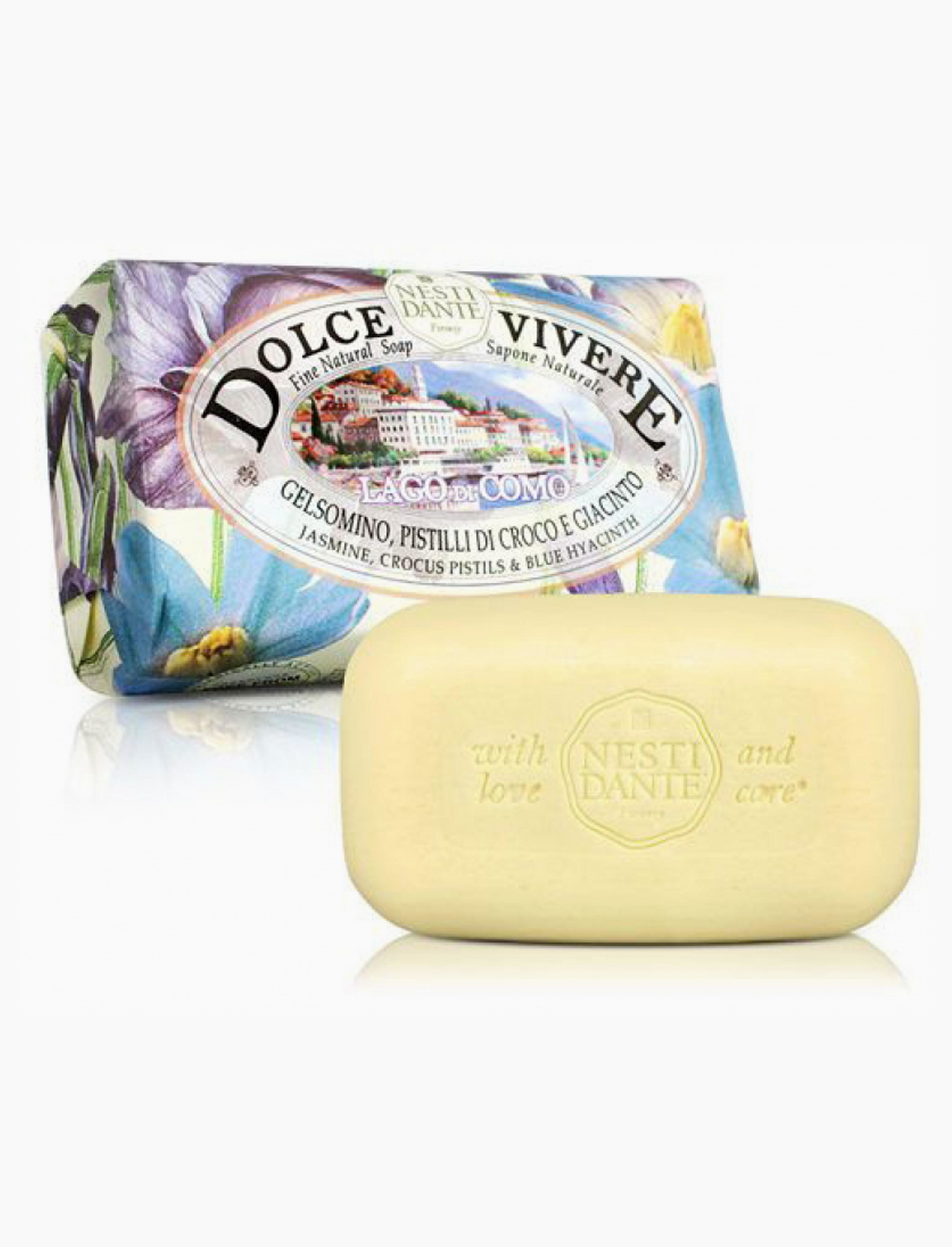 סבון פרחי יסמין, כרכום ויקינתון Lago Di Como