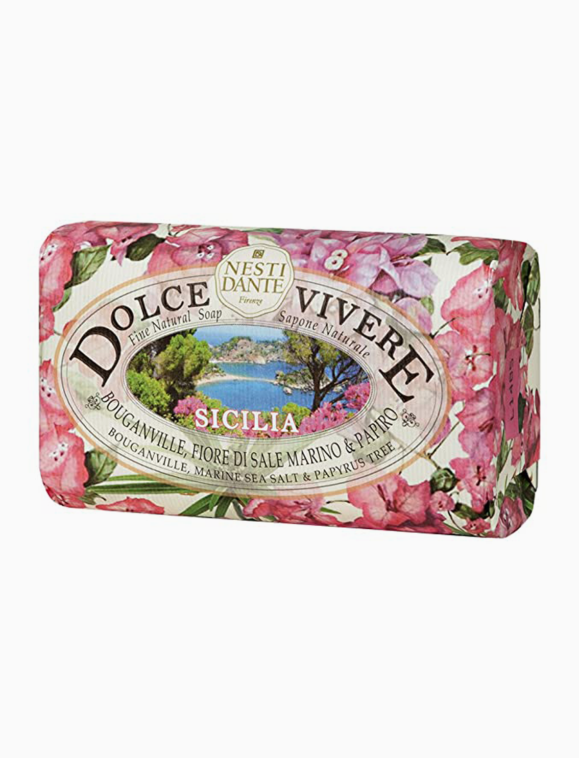 סבון פרחי בוגנוויליה, מלח ים ופפירוס Sicilia