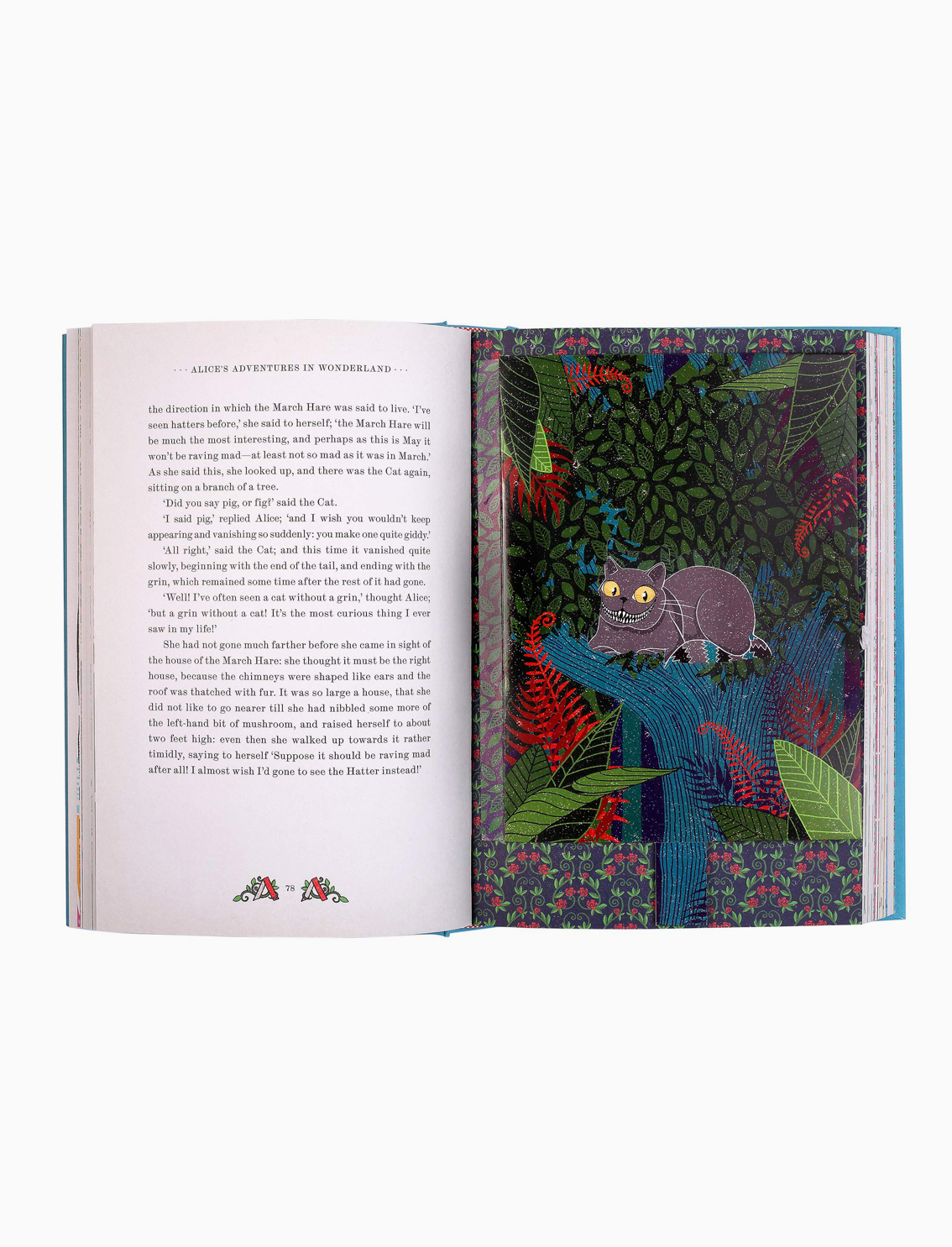 חוויות אליס בארץ הפלאות: מאויר עם אלמנטים אינטראקטיביים