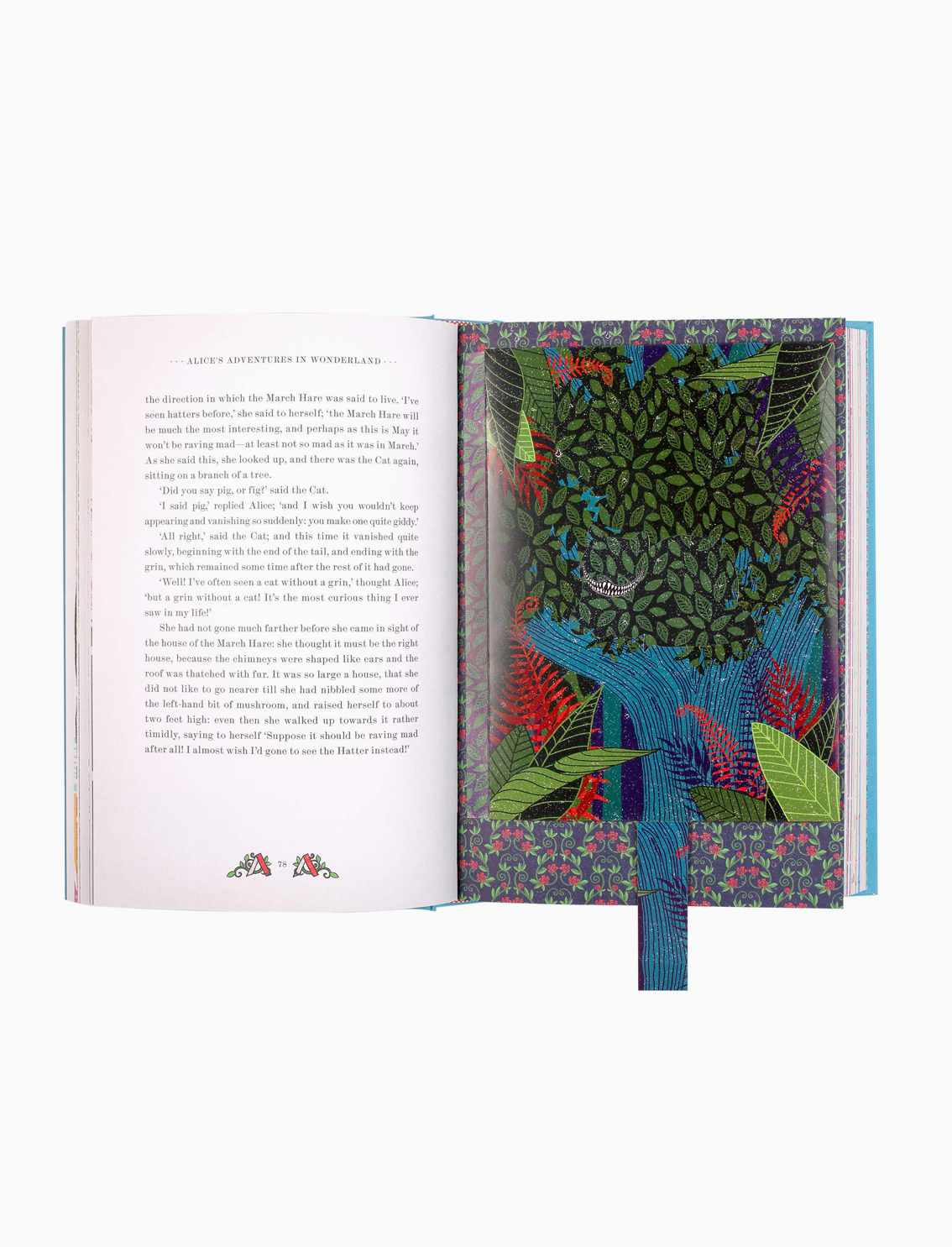 חוויות אליס בארץ הפלאות: מאויר עם אלמנטים אינטראקטיביים