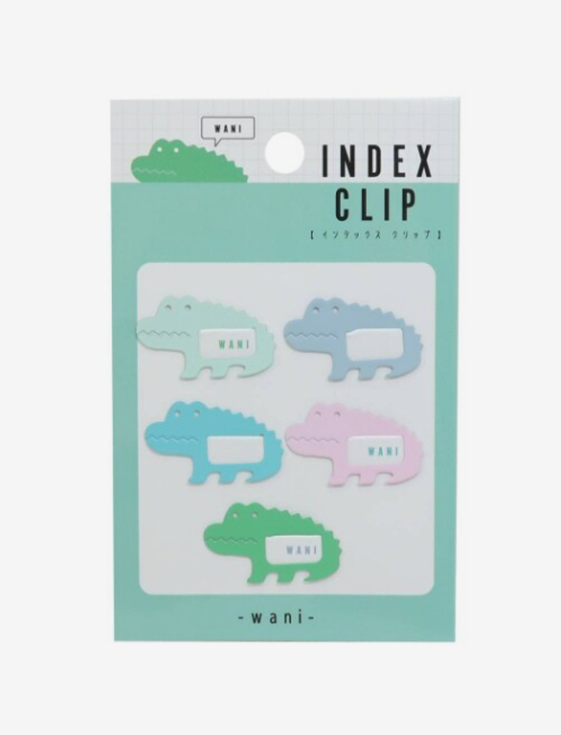 סט 5 אטבי נייר Alligator