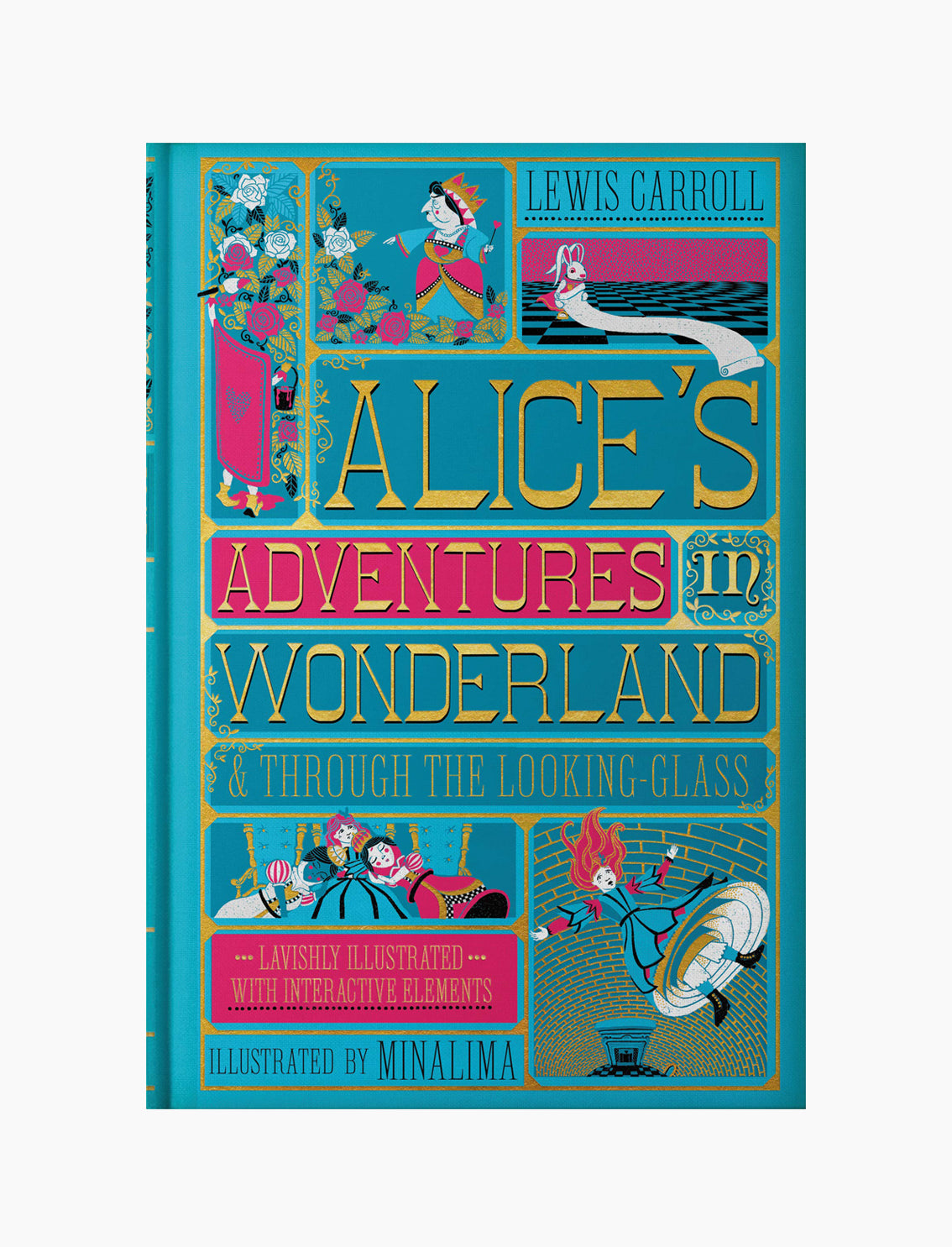 חוויות אליס בארץ הפלאות: מאויר עם אלמנטים אינטראקטיביים