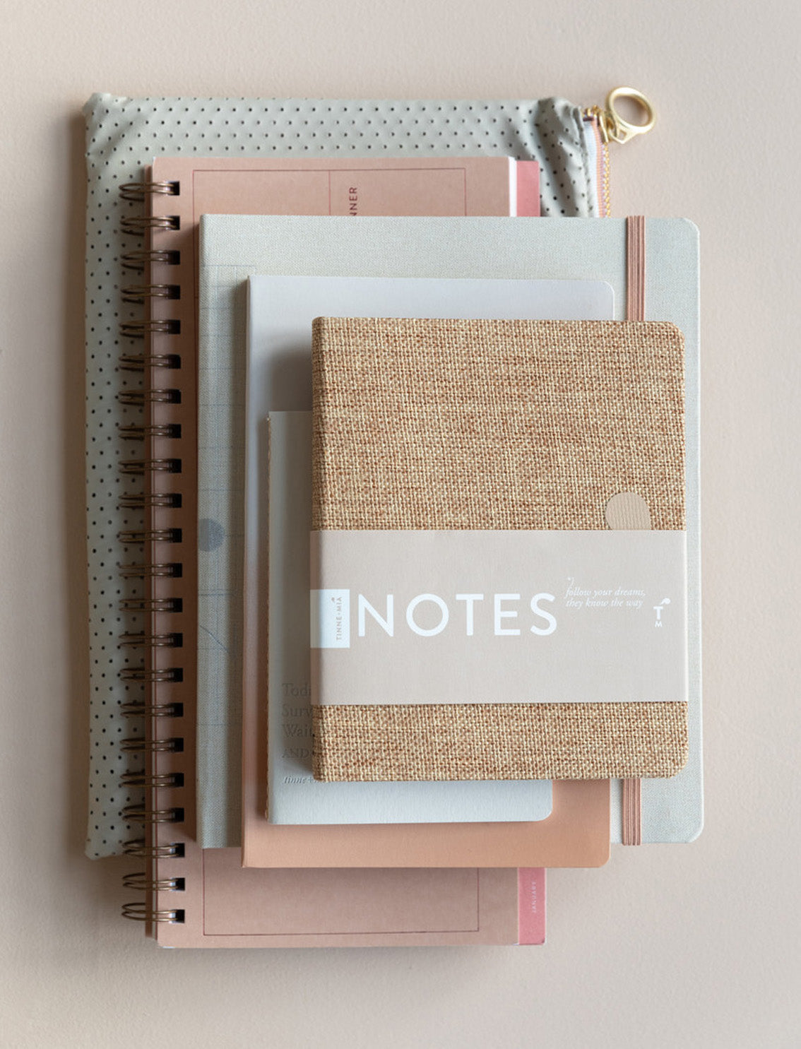 מחברת פשתן A6 - Fluorite