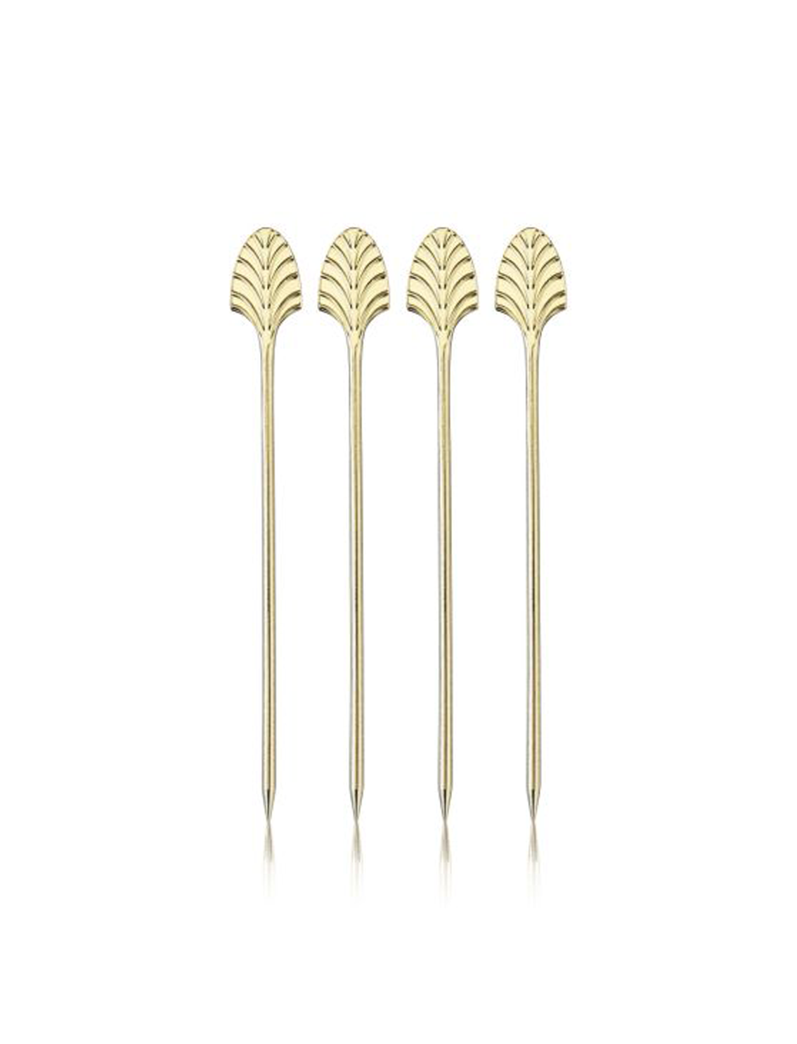 סט קיסמים למשקה Gold Deco