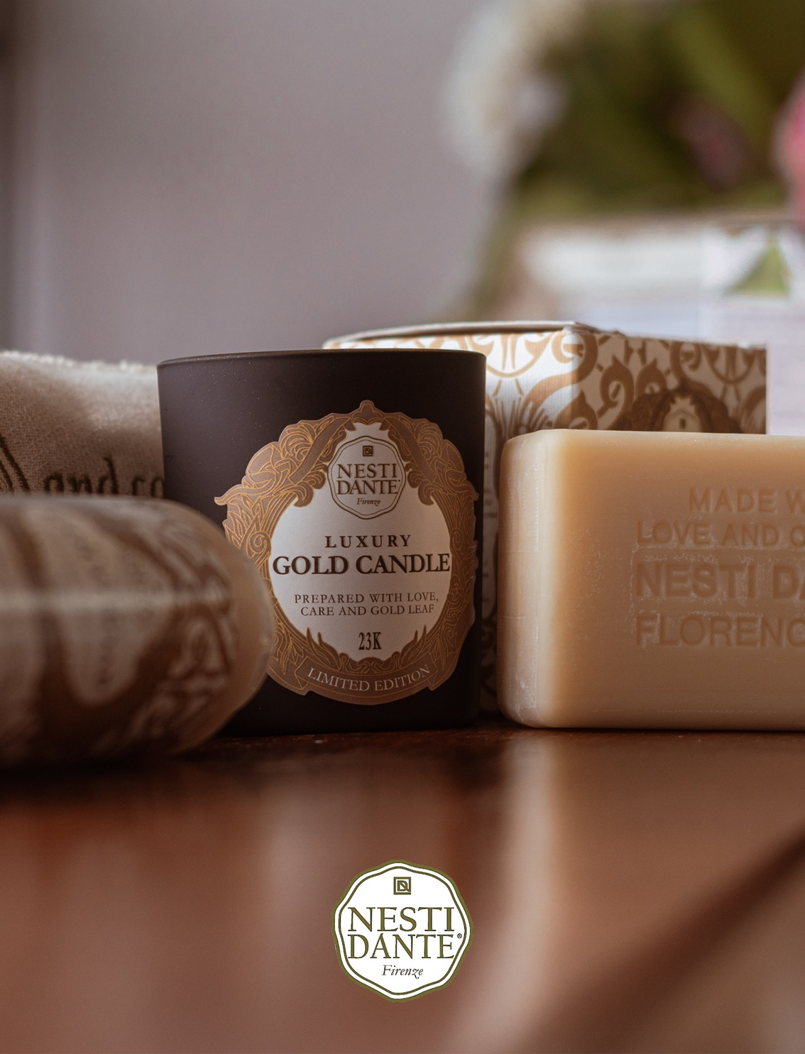 נר Luxury Gold