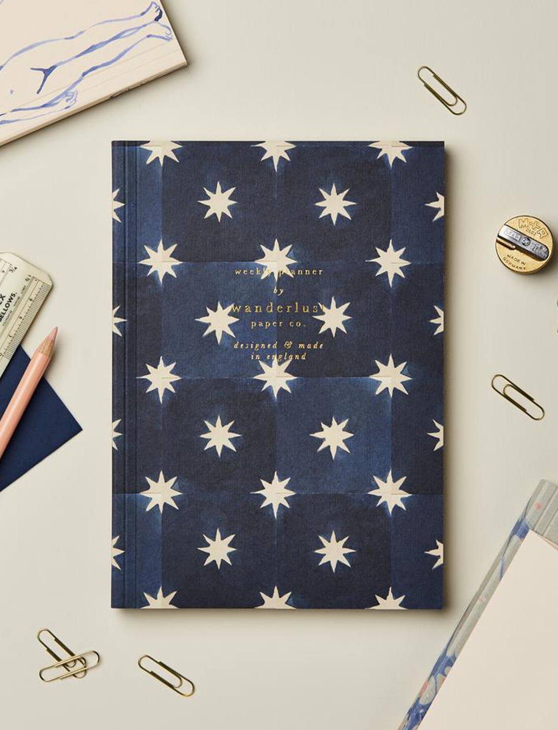 פלאנר שבועי Navy Stars A5