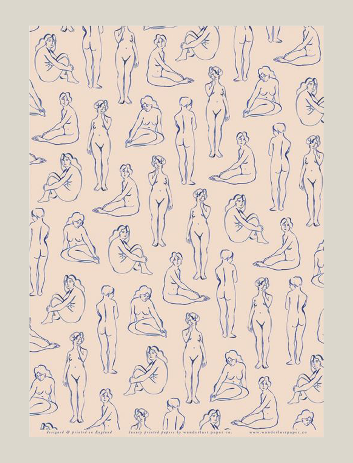 נייר עטיפה Blue Nudes