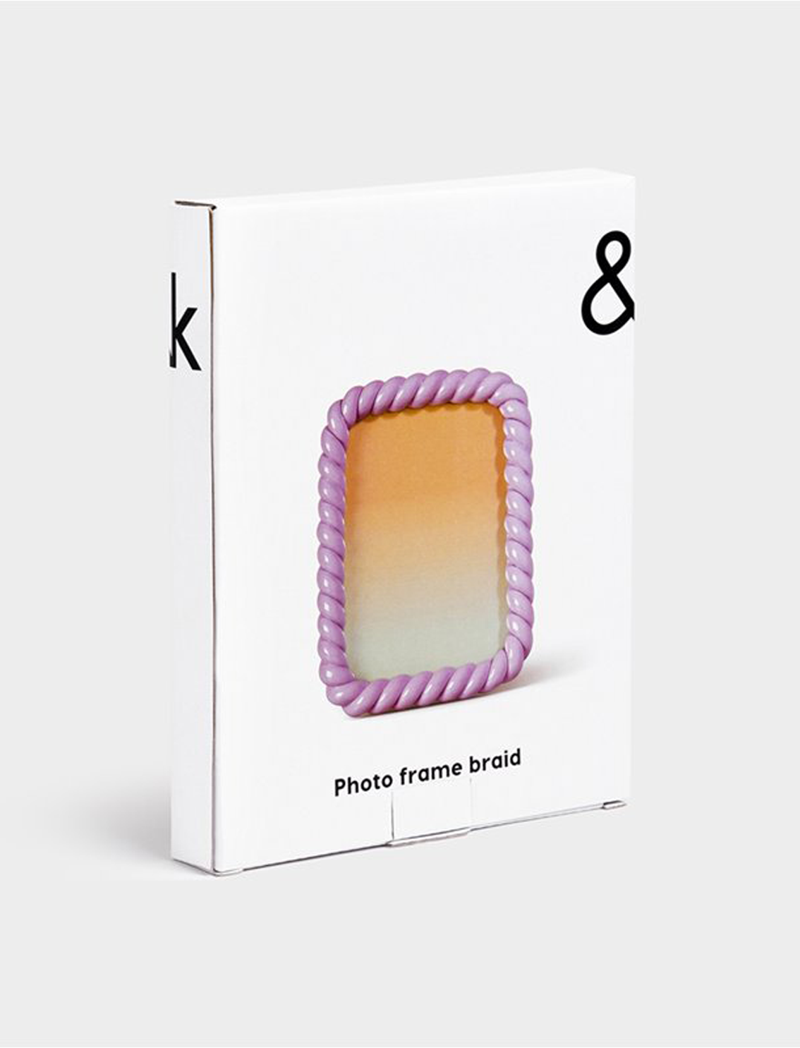 מסגרת לתמונה Braid Rectangle Lilac