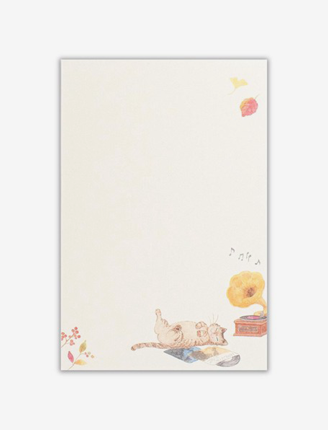 חוברת נייר מכתבים Fall Cats