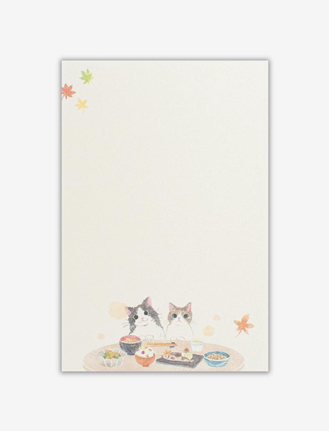 חוברת נייר מכתבים Fall Cats