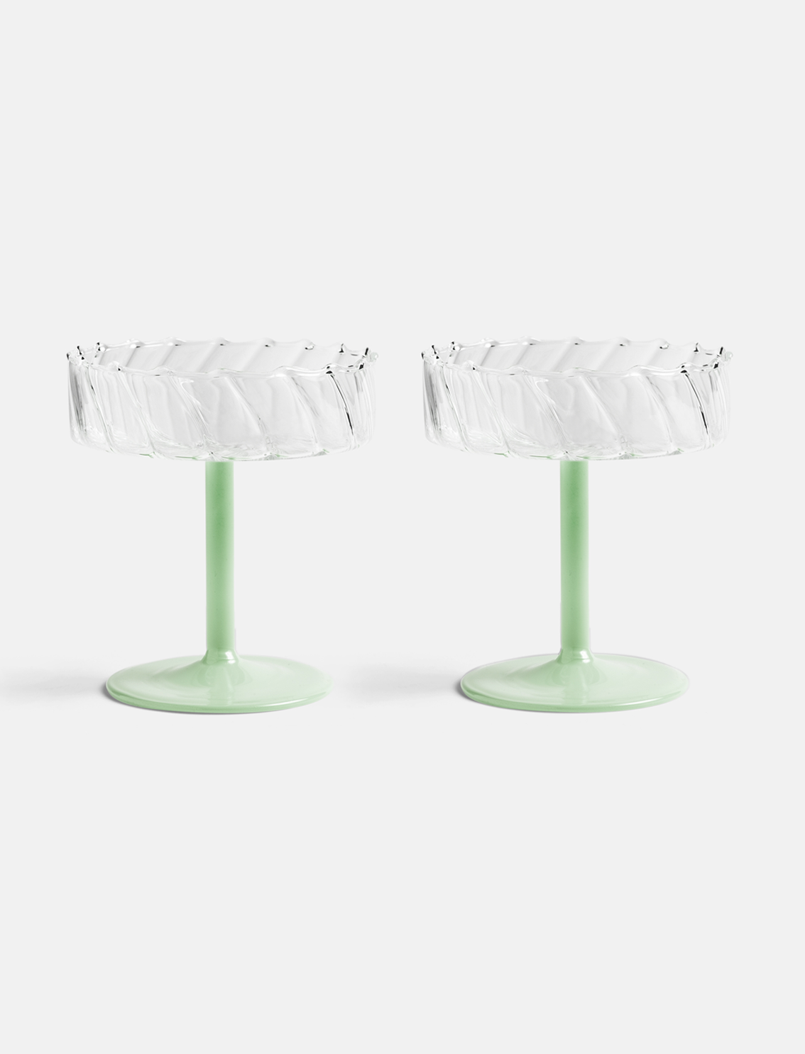 סט 2 כוסות Coupe Twirl