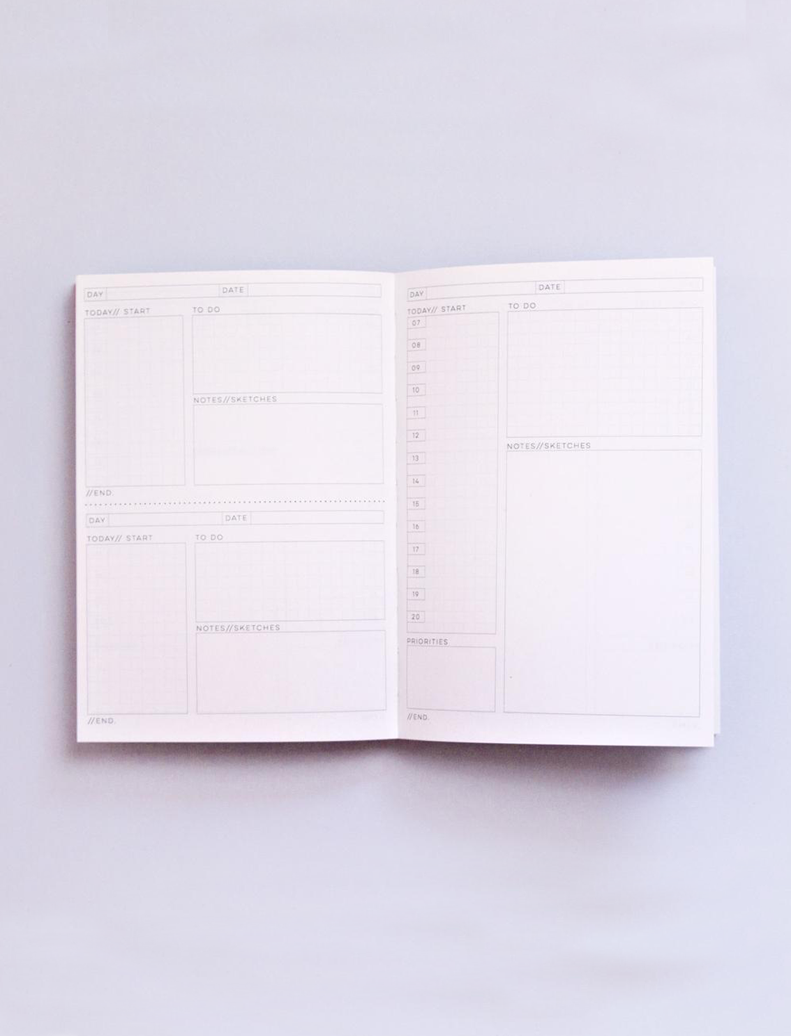 פלאנר יומי Undated Shadow Brush