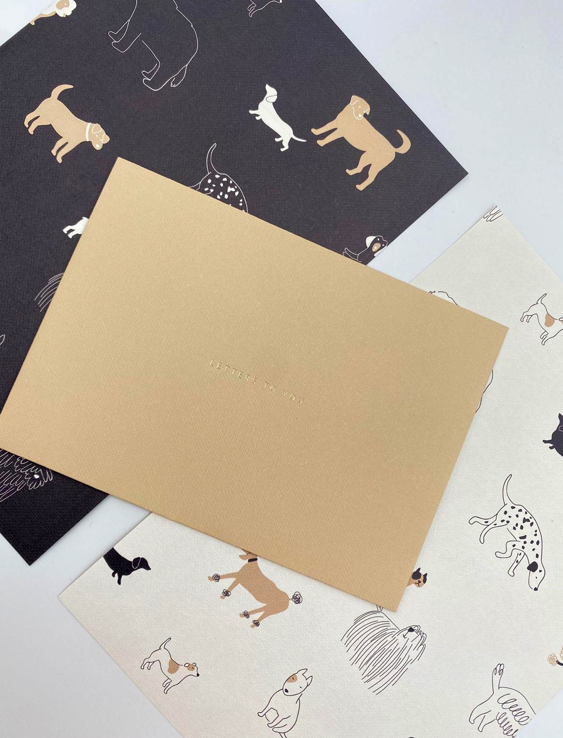 סט ניירות מכתבים Dogs