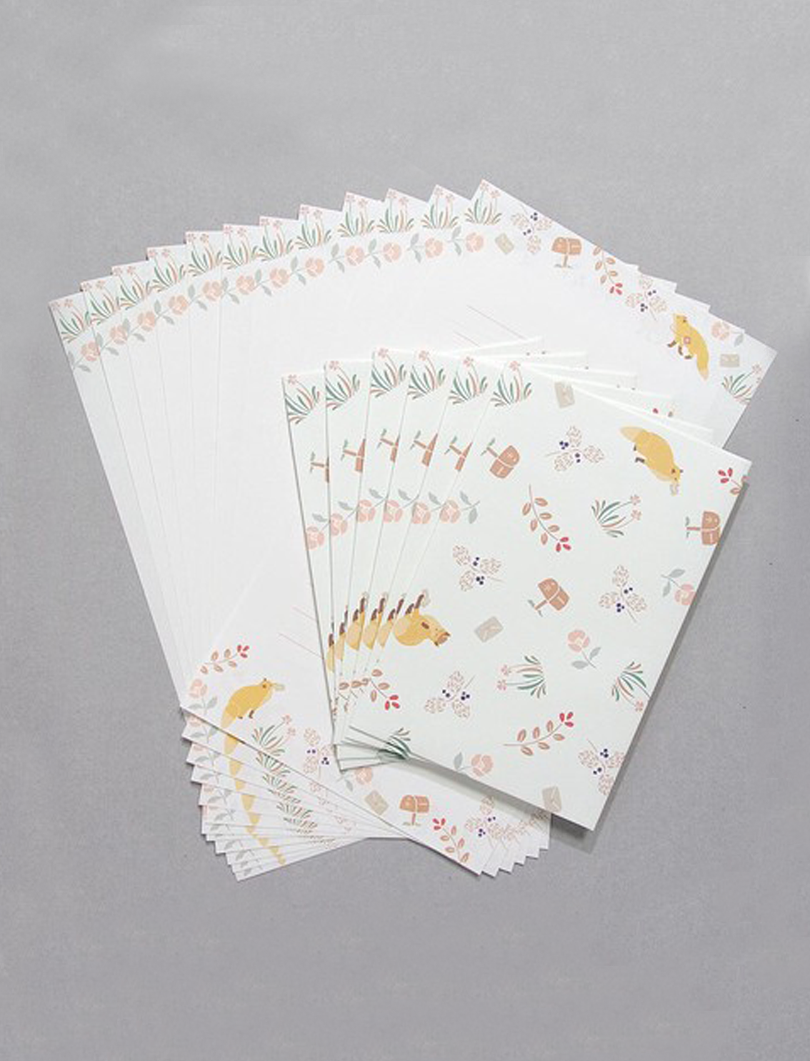 סט ניירות מכתבים Fox