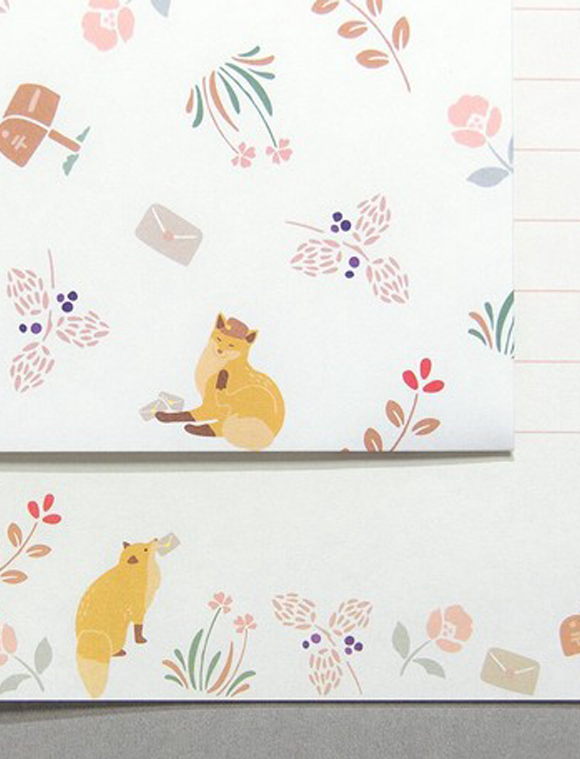 סט ניירות מכתבים Fox