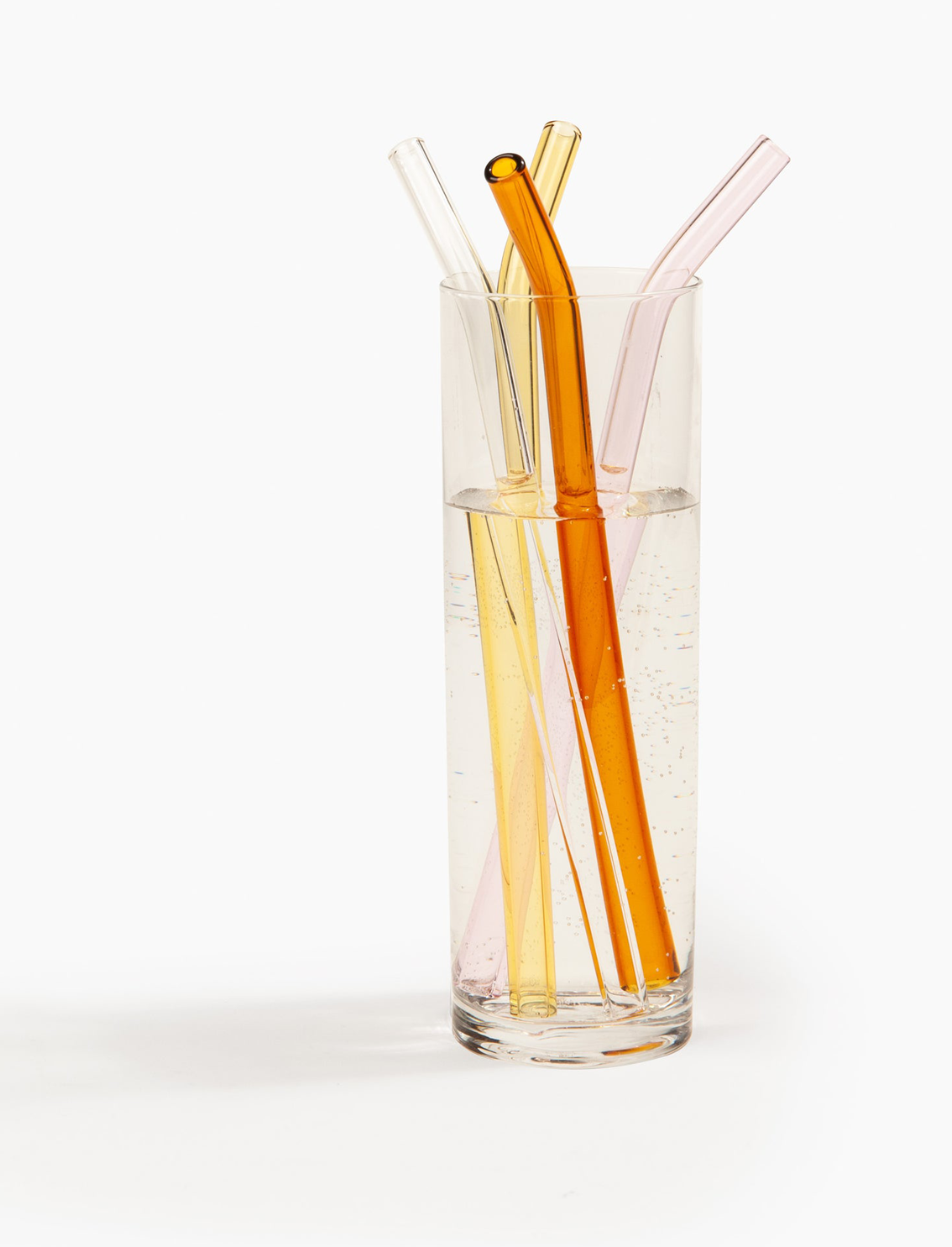סט 4 Glass Straws