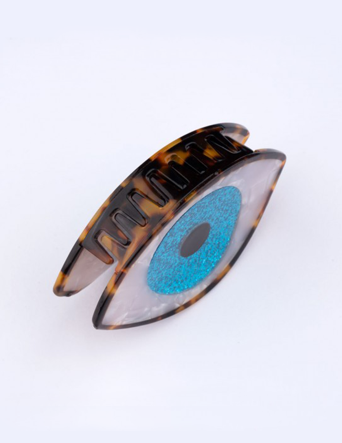 קליפס לשיער Glittery Blue Eye