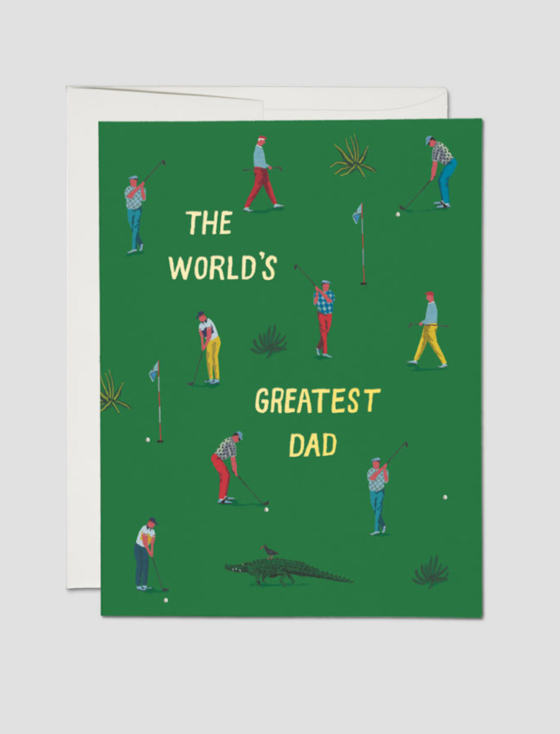כרטיס ברכה Golf Dad