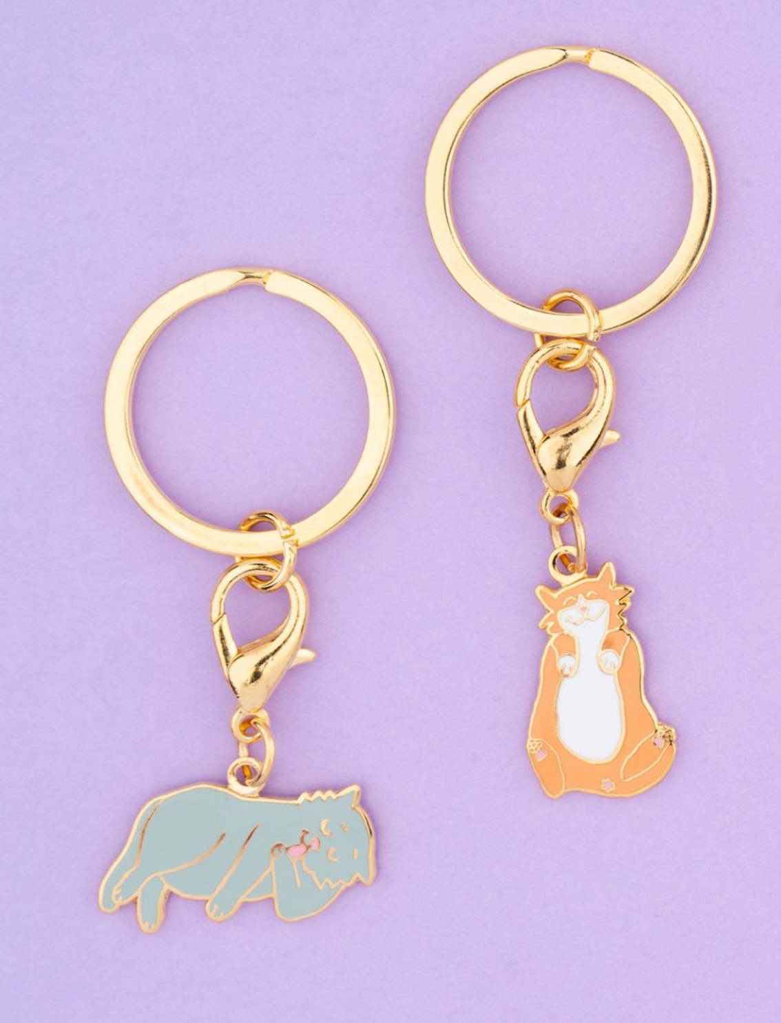 מחזיק מפתחות Grey Cat