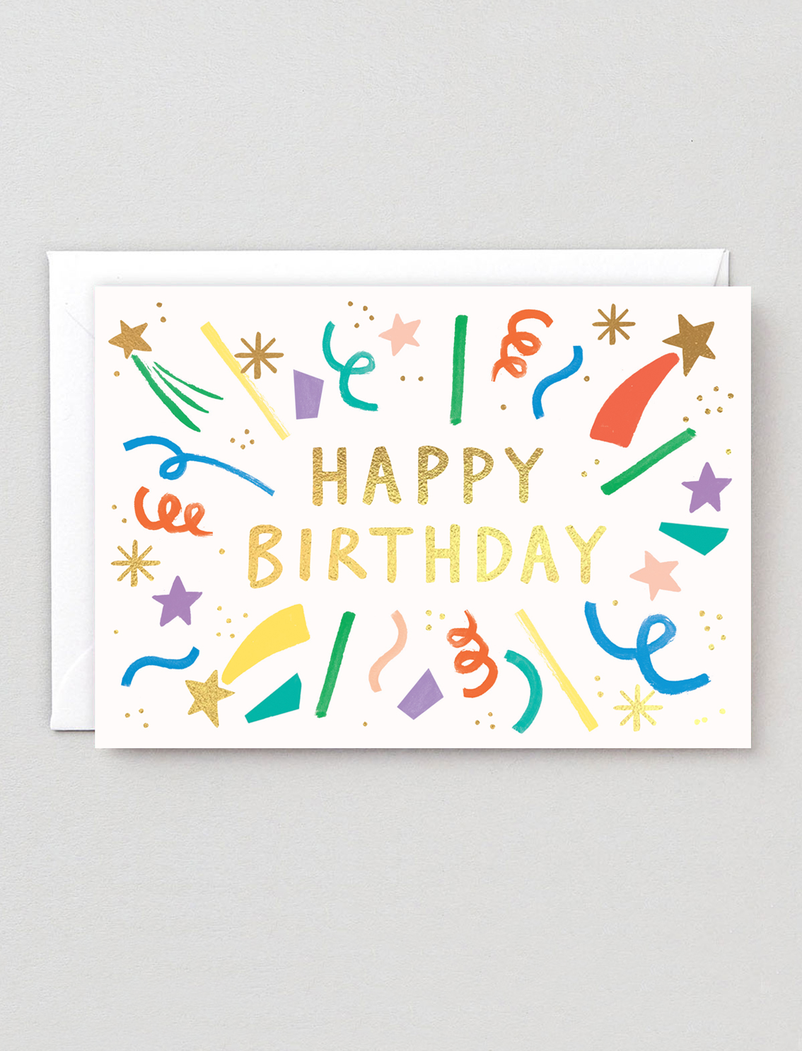 כרטיס ברכה happy birthday burst