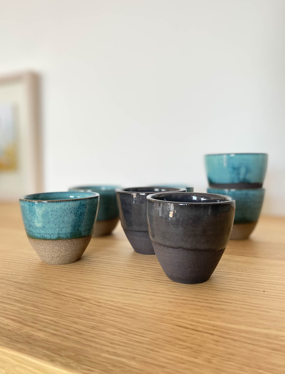 סט 2 כוסות אספרסו צילינדר