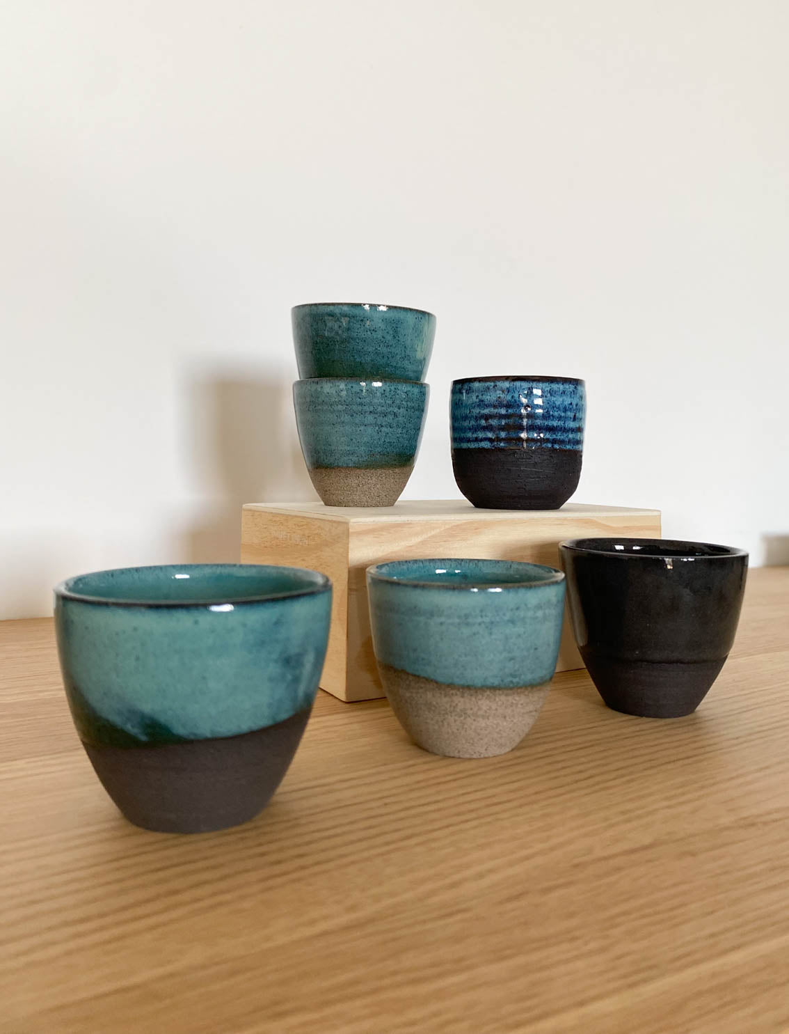 סט 2 כוסות אספרסו צילינדר