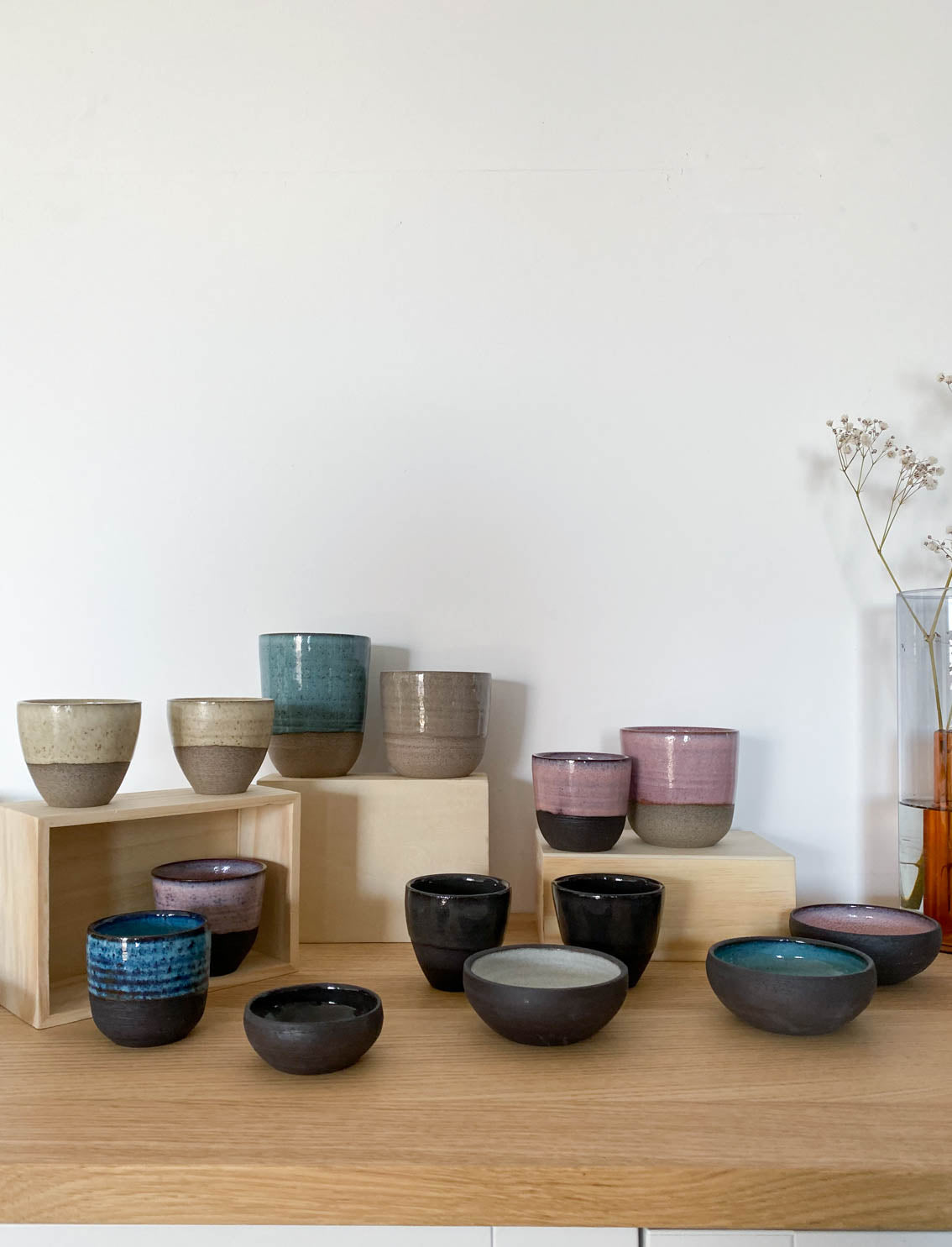 סט 2 כוסות אספרסו צילינדר