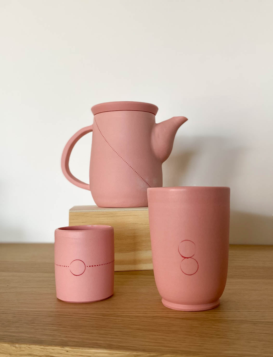 זוג כוסות אספרסו Lines&Circles