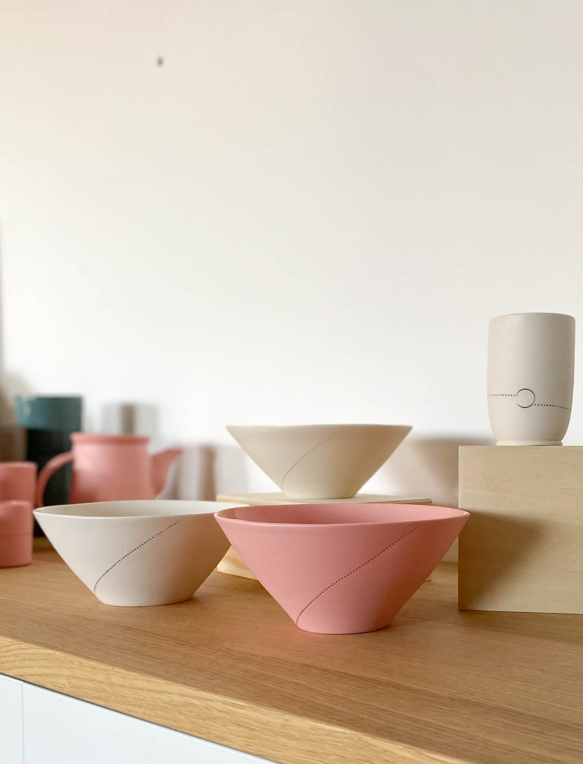 קערת פורצלן Line Cream