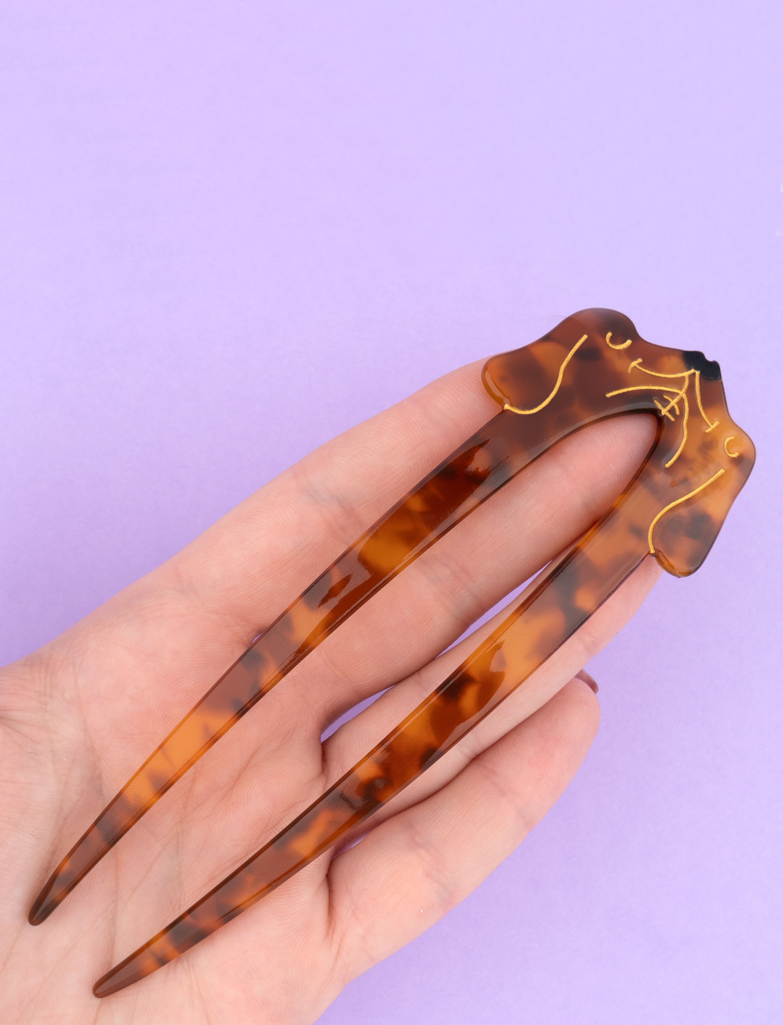 מקל לאיסוף השיער Dachshund Kiss