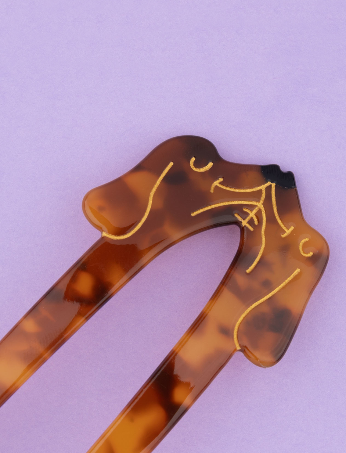 מקל לאיסוף השיער Dachshund Kiss