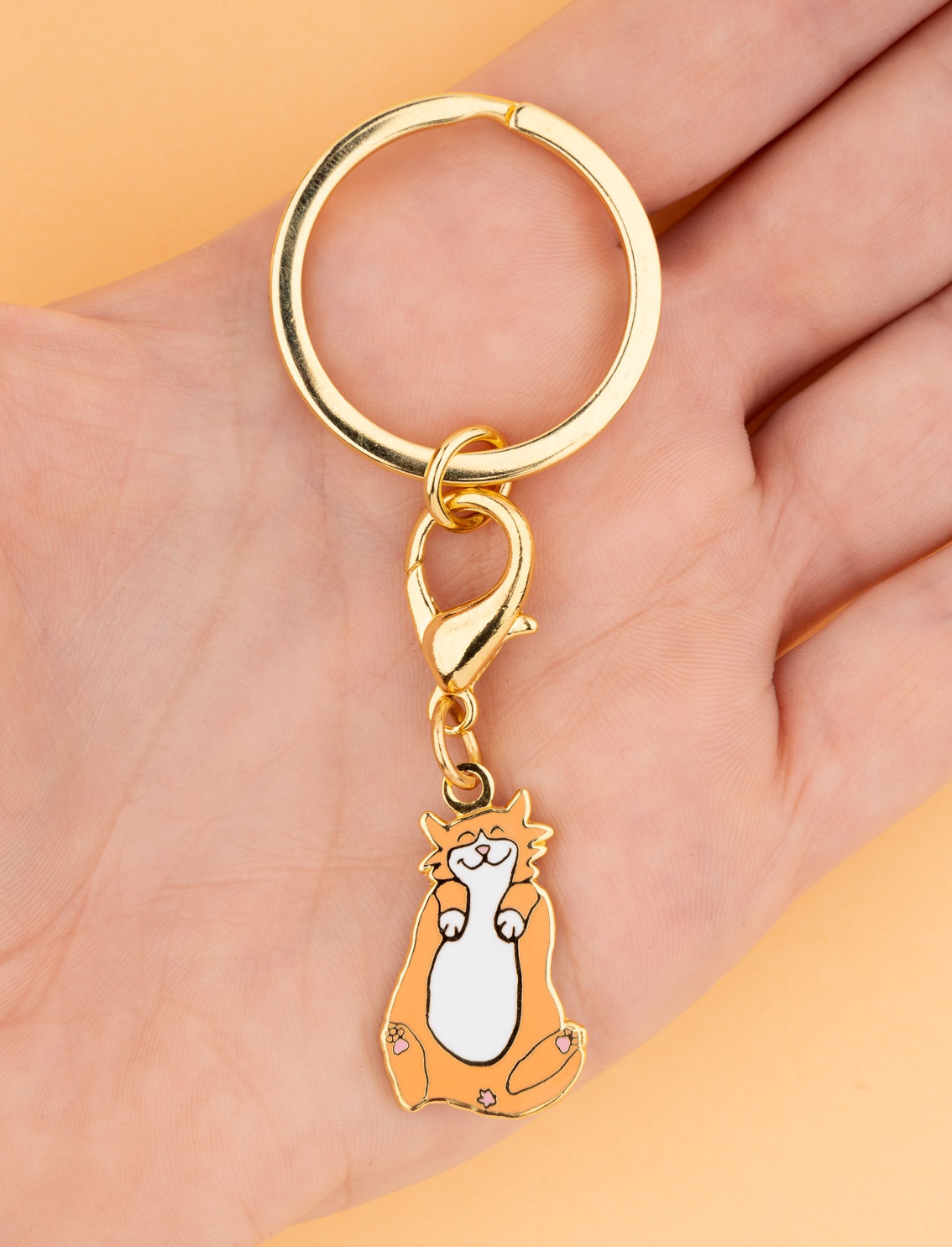 מחזיק מפתחות Ginger Cat