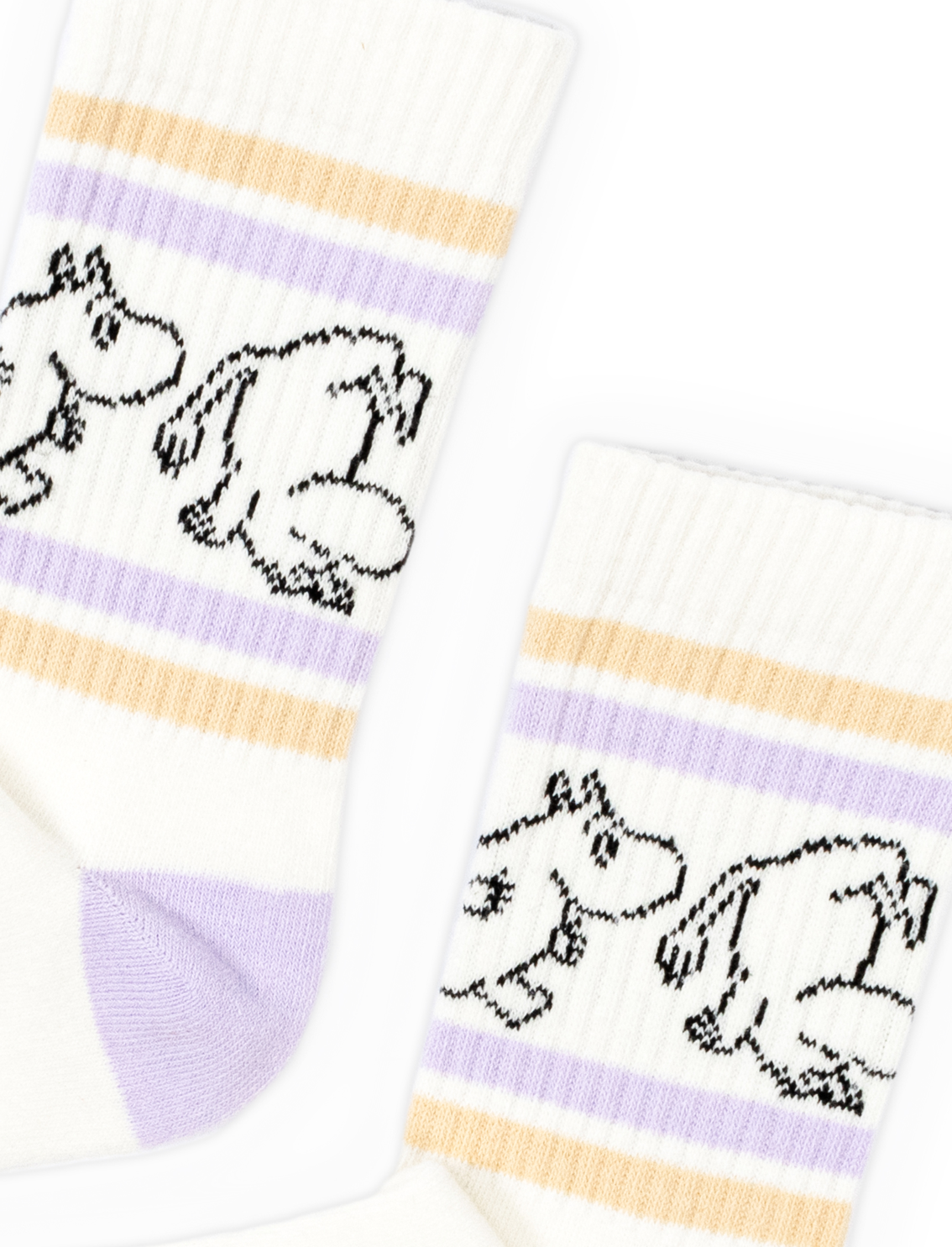 Moomin Woman Cotton Socks Retro Pastel