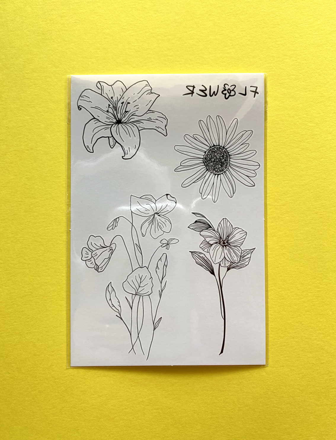 קעקועים זמניים Flora