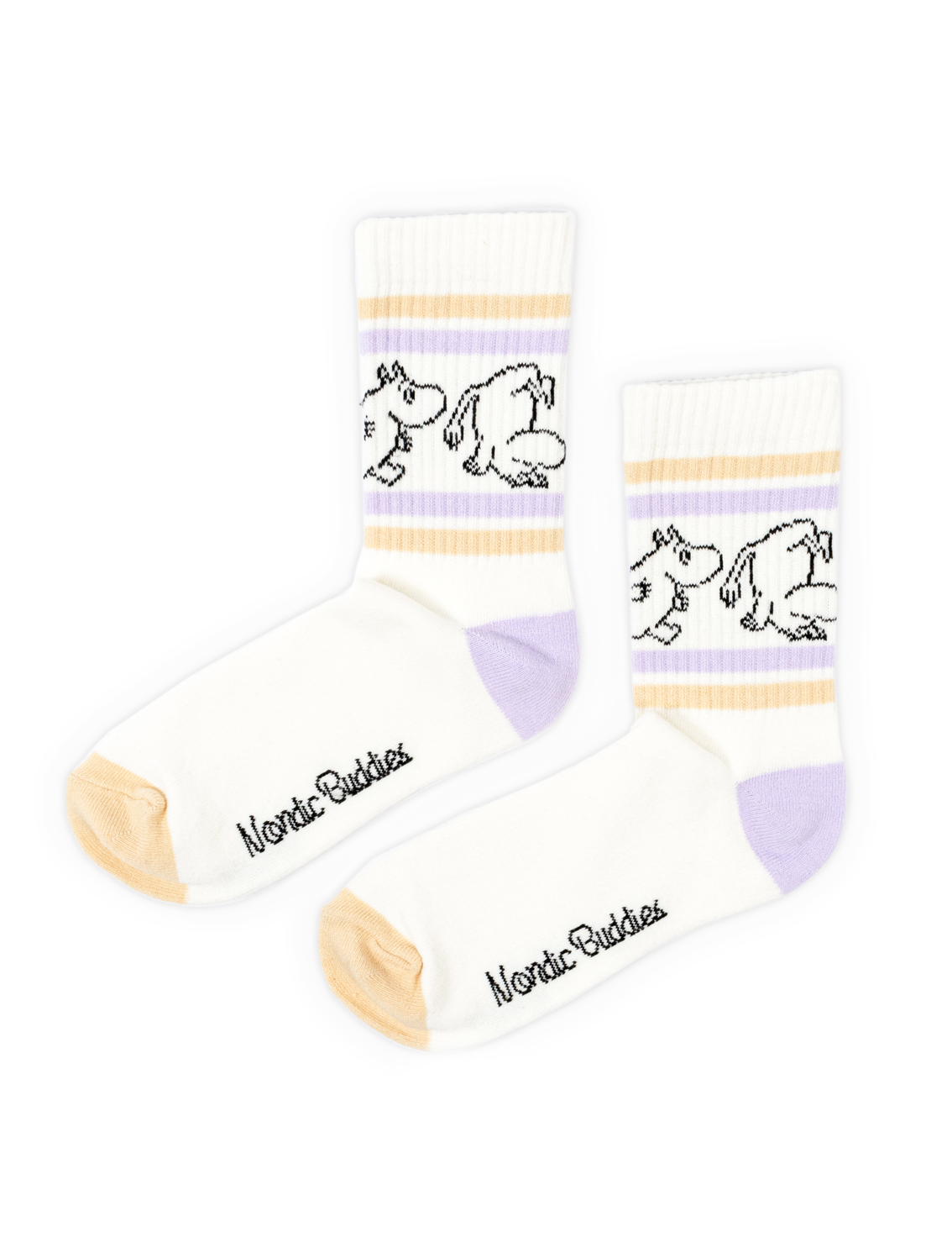Moomin Woman Cotton Socks Retro Pastel