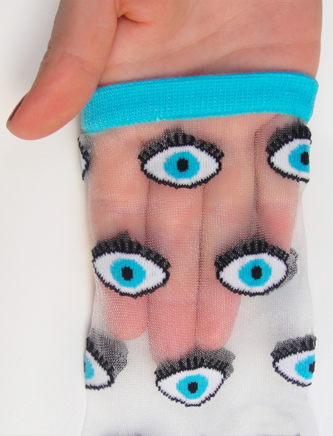 גרביים שקופות Blue Eyes