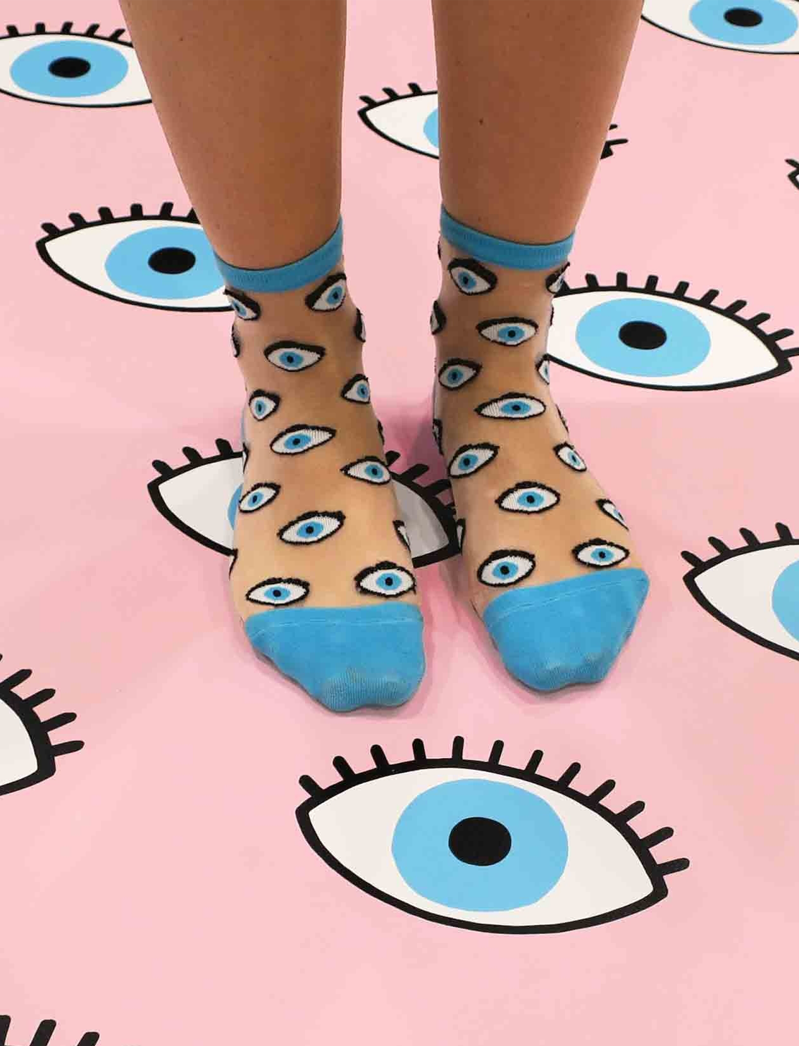 גרביים שקופות Blue Eyes