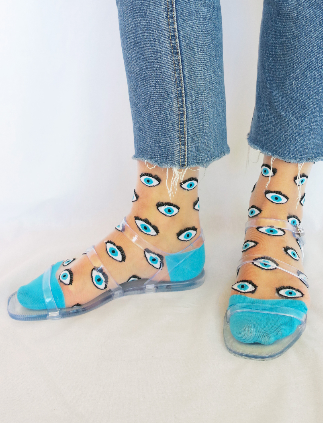גרביים שקופות Blue Eyes