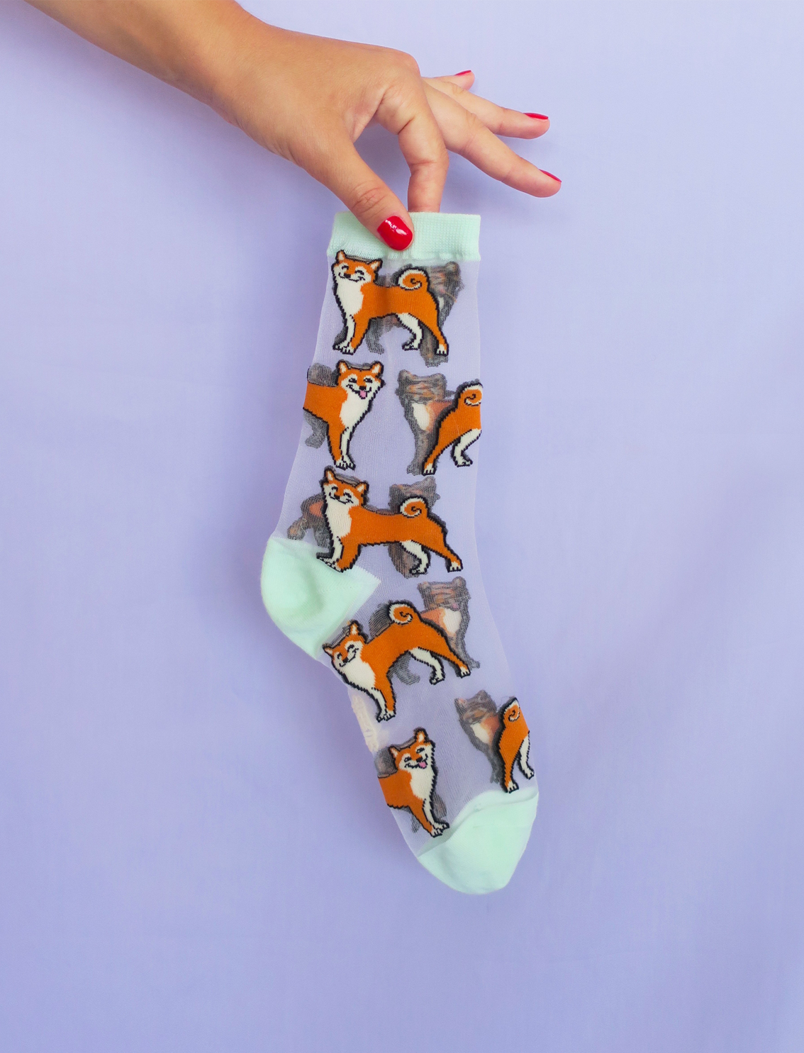 גרביים שקופות Shiba