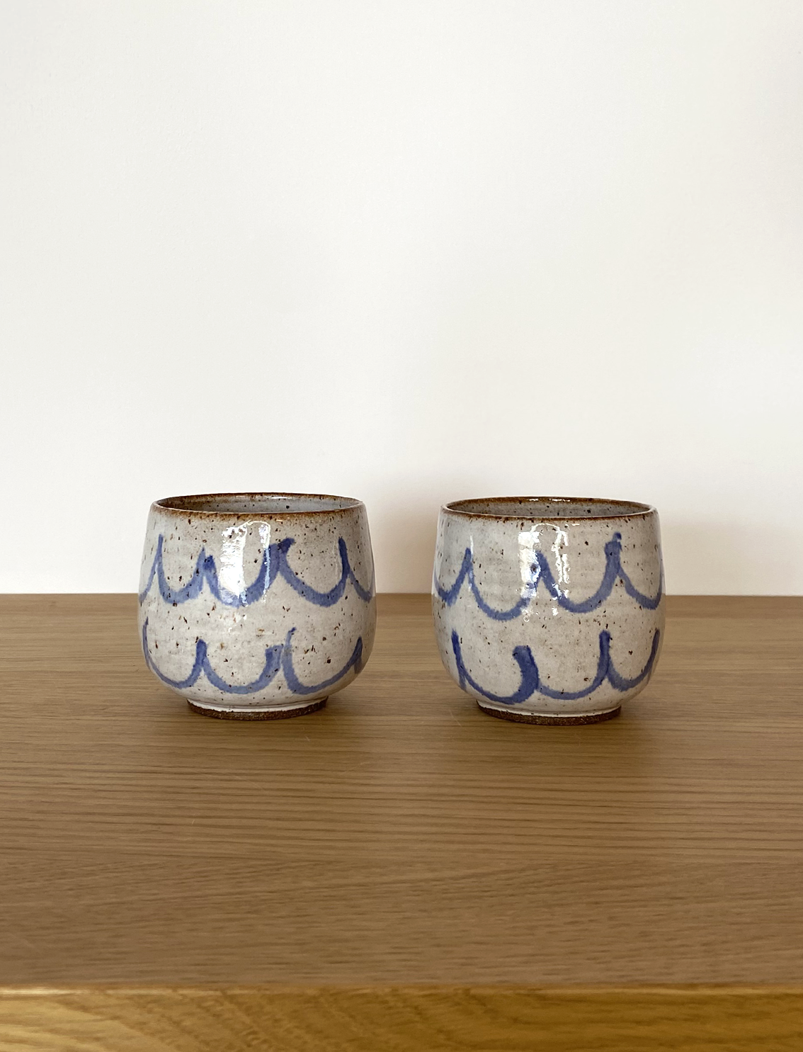 סט 2 כוסות תה Shibori