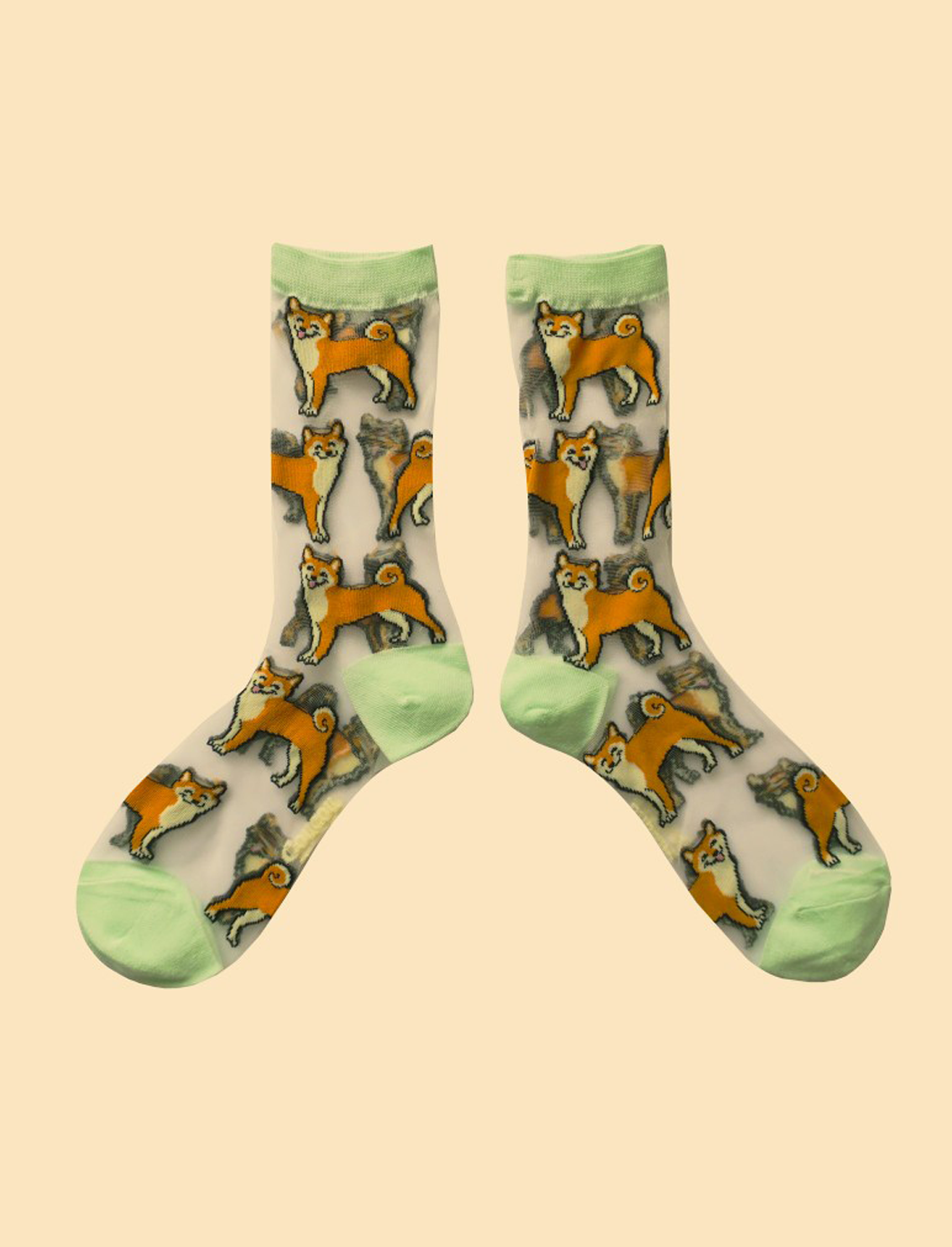 גרביים שקופות Shiba