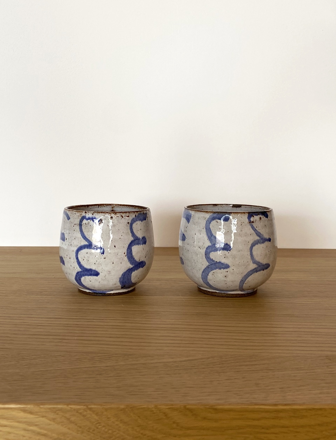 סט 2 כוסות תה Shibori