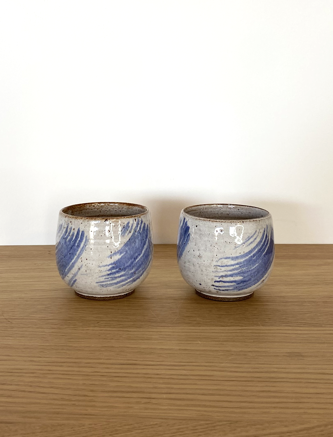 סט 2 כוסות תה Shibori